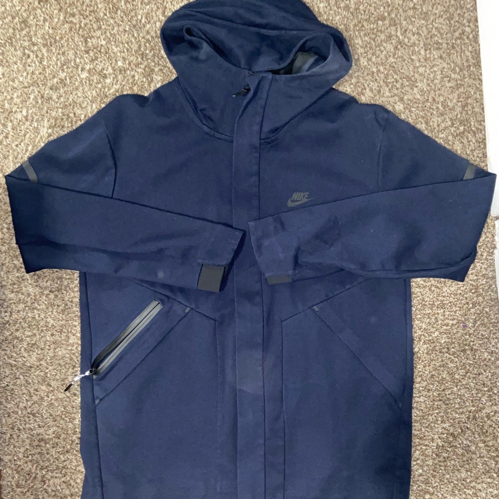 Nike Tech Zip-Up Jacket (Size Large) Navy Blue🚨Brand New🚨